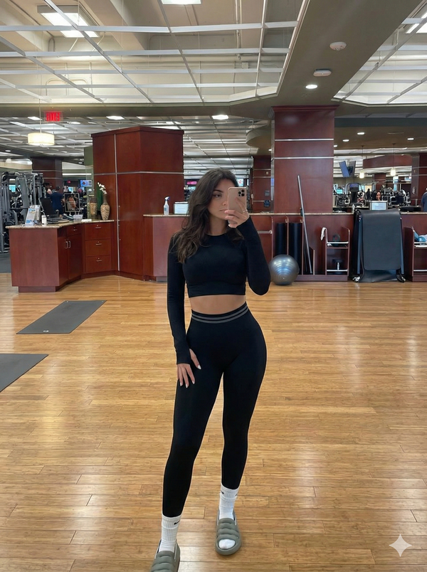 Velocity Seamless Long-Sleeve Set