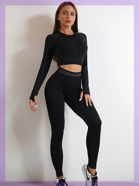 Velocity Seamless Long-Sleeve Set